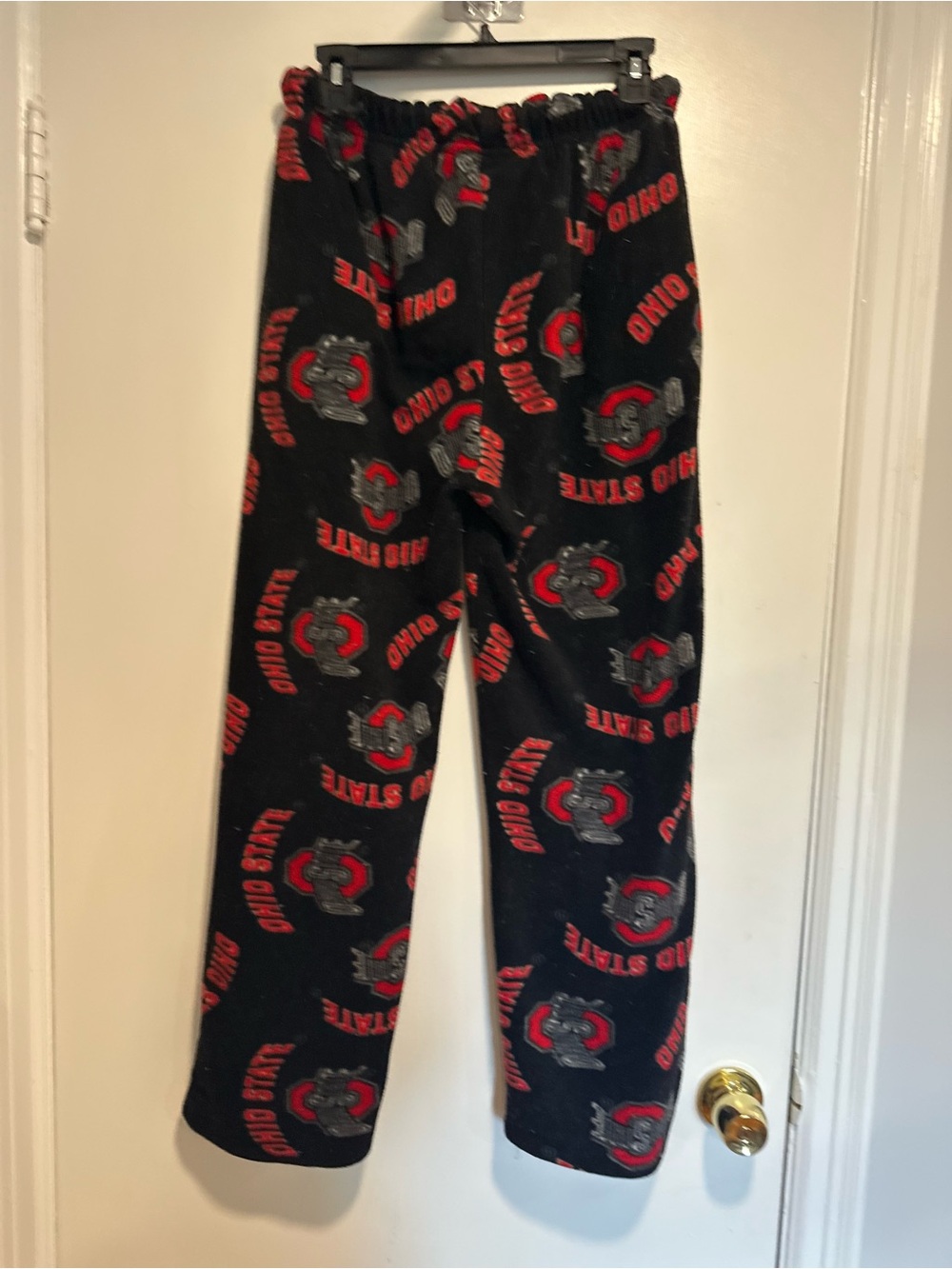 Ohio State Buckeyes y2k AOP Big Ball Sports fleece lounge Wide Leg pajama pants.